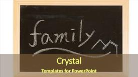  Presentation with simple - Slides having word in english with simple background and a  colored foreground