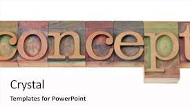  Presentation with color blocks - Cool new presentation theme with combine molecules - scientific revolution - science futuristic backdrop and a ocean colored foreground.