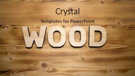  Presentation with building blocks - Slide deck having word made with building block background and a yellow colored foreground