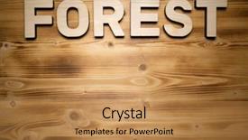  Presentation with wooden building blocks - Cool new slides with word made with building block backdrop and a gold colored foreground