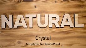  Presentation with wooden building blocks - Amazing presentation having word made with building block backdrop and a coral colored foreground