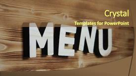  Presentation with wooden building blocks - Audience pleasing PPT layouts consisting of word made with building block backdrop and a tawny brown colored foreground