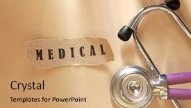  Presentation with cyber sex word written - Slides having word medical written background and a coral colored foreground