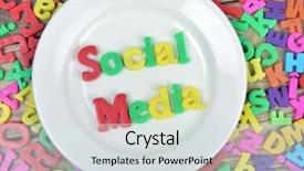  Presentation with magnetic - Theme enhanced with word on white plate and magnetic letters background and a sky blue colored foreground