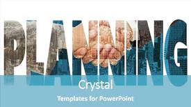  Presentation with planning - Audience pleasing PPT layouts consisting of handshake between two business people backdrop and a teal colored foreground