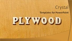  Presentation with letters - Slide deck featuring word-plywood-by-wooden-letters background and a yellow colored foreground