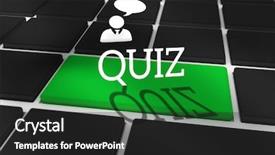  Presentation with quiz - Amazing presentation having computer quiiz - word quiz and businessman backdrop and a dark gray colored foreground