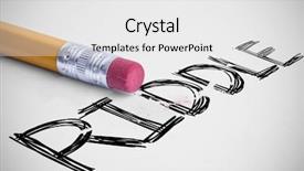  Presentation with riddle - Theme enhanced with word riddle against pencil background and a white colored foreground