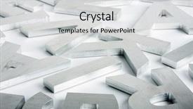  Presentation with cut - Presentation theme enhanced with word scramble - stylish letters cut background and a light gray colored foreground