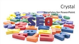  Presentation with colorful - PPT theme enhanced with word seo written with colorful background and a white colored foreground