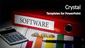  Presentation with binder - Amazing presentation design having word software on red business backdrop and a black colored foreground