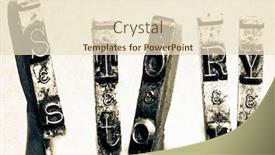  Presentation with story - PPT theme enhanced with word-story-made-from-old background and a lemonade colored foreground