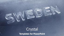  Presentation with letters - Colorful PPT theme enhanced with word-sweden-written-with-letters backdrop and a ocean colored foreground