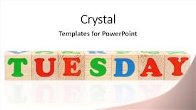  Presentation with alphabet - PPT theme featuring beautiful cute sexy woman tanning in solarium background and a ocean colored foreground