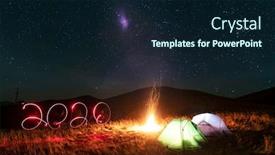  Presentation with luminous - Colorful PPT theme enhanced with word-written-by-a-luminous backdrop and a wine colored foreground