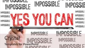  Presentation with yes - Colorful PPT theme enhanced with word yes you can backdrop and a  colored foreground
