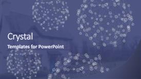  Presentation with spheres - PPT theme consisting of words animation - connectors spheres over house background and a ocean colored foreground