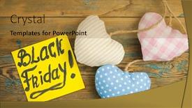  Presentation with yellow wood - Presentation theme consisting of words-black-friday-handwriting-text background and a gold colored foreground