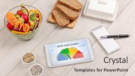  Presentation with body mass index - PPT layouts with words body mass index background and a lemonade colored foreground