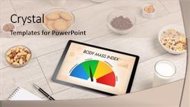  Presentation with body mass index - Colorful presentation theme enhanced with words body mass index backdrop and a lemonade colored foreground