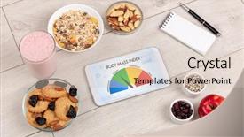  Presentation with body mass index - Slides featuring words body mass index background and a lemonade colored foreground