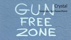  Presentation with weapons - Colorful slide deck enhanced with words free from weapons zone backdrop and a teal colored foreground
