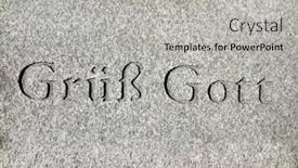  Presentation with god - Slide set consisting of words-god-bless-set background and a light gray colored foreground