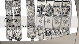  Presentation with story - Beautiful slides featuring words my story with old backdrop and a light gray colored foreground