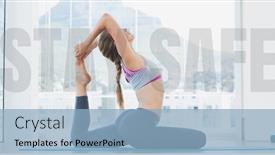  Presentation with public health covid - PPT layouts with words-stay-safe-written-over background and a light blue colored foreground