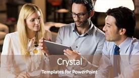  Presentation with team working together - Slides having work as per deadline given background and a coral colored foreground