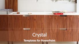  Presentation with construction design - Slides featuring work bench - construction of interior design modern background and a  colored foreground