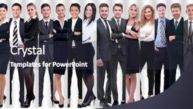  Presentation with collective - Amazing presentation having work collective - panoramic collage of groups backdrop and a  colored foreground