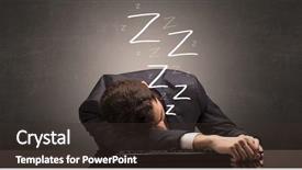  Presentation with periodic table chemistry radon - Slide set having work done employee - young businessman fell asleep background and a tawny brown colored foreground