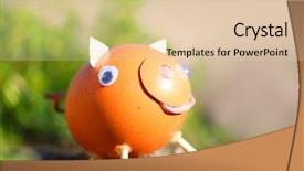  Presentation with fun work - Cool new theme with work from famous folk art backdrop and a lemonade colored foreground