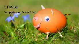  Presentation with fun work - PPT layouts enhanced with work from famous folk art background and a gold colored foreground