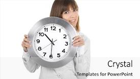  Presentation with work happy hour - Presentation theme having work happy hour - beautiful woman standing background and a white colored foreground