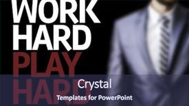  Presentation with hard work - PPT layouts consisting of sale consumerism and people concept-happy young couple with shopping bags walking in city background and a light gray colored foreground.