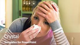  Presentation with leave - Slide set featuring sales boardroom - looking for new ideas background and a light gray colored foreground