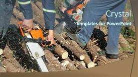  Presentation with power - Colorful slides enhanced with raw materials - work in forest with power backdrop and a ocean colored foreground