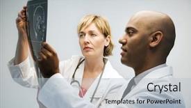  Presentation with xray - Presentation theme with  background and a  colored foreground.