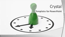  Presentation with game of life conway - Slides with work life balance white background - game figurines - symbol background and a white colored foreground