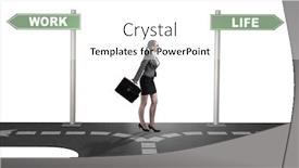  Presentation with work life balance - PPT layouts having work-life-or-home-balance background and a white colored foreground