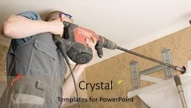  Presentation with air conditioning - Cool new slides with work on installing a new backdrop and a coral colored foreground