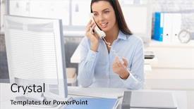  Presentation with work the word in your life - Audience pleasing slides consisting of work on landline phone call backdrop and a lemonade colored foreground