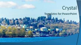  Presentation with oil industry - PPT theme enhanced with work petroleum - oil and gas industry background and a sky blue colored foreground