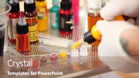  Presentation with tattoo - Beautiful PPT layouts featuring work-place-of-tattoo-master backdrop and a coral colored foreground