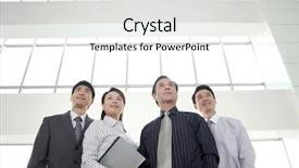  Presentation with visegrad group - Cool new slides with work portfolio - group of businesspeople looking away backdrop and a white colored foreground