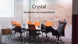  Presentation with tired - Colorful theme enhanced with work stress - time for relax young tired backdrop and a lemonade colored foreground