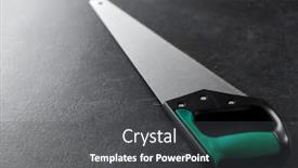  Presentation with instrument - Audience pleasing slide set consisting of work-tools-carpentry-equipment backdrop and a dark gray colored foreground