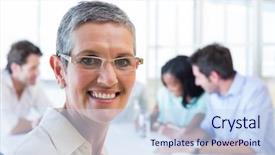  Presentation with smiling kids at summer camp - Beautiful PPT layouts featuring happy workplace - attractive businesswoman smiling backdrop and a sky blue colored foreground